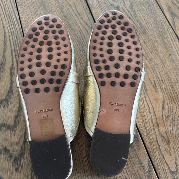 Tory Burch Metallic Gold Mules - Picture 3 of 3